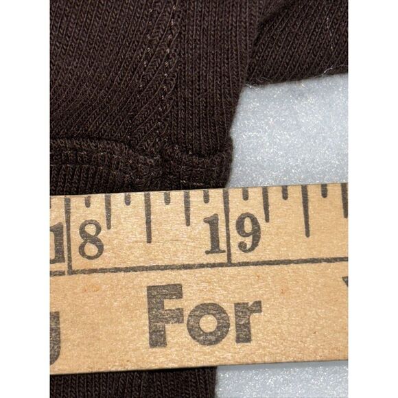 Lauren Ralph Lauren Sweater Women's S‎ Full Zip Brown Elbow Patches Knit Ribbed - Picture 11 of 16